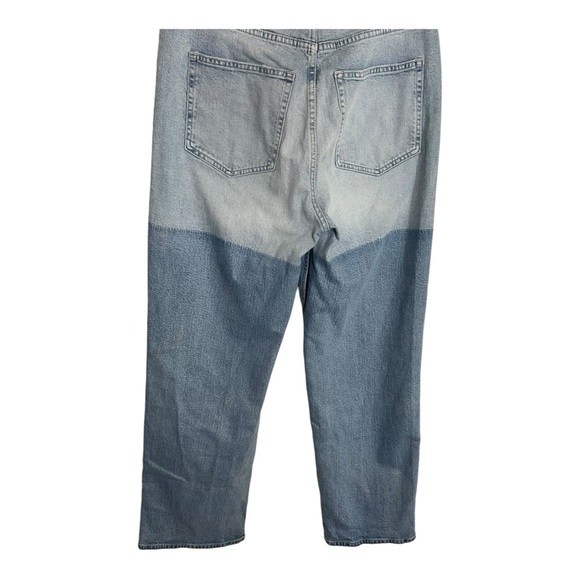 H&M Jeans Womens Size 8 Loose Straight Ankle Light Wash Denim High Rise - Picture 9 of 14